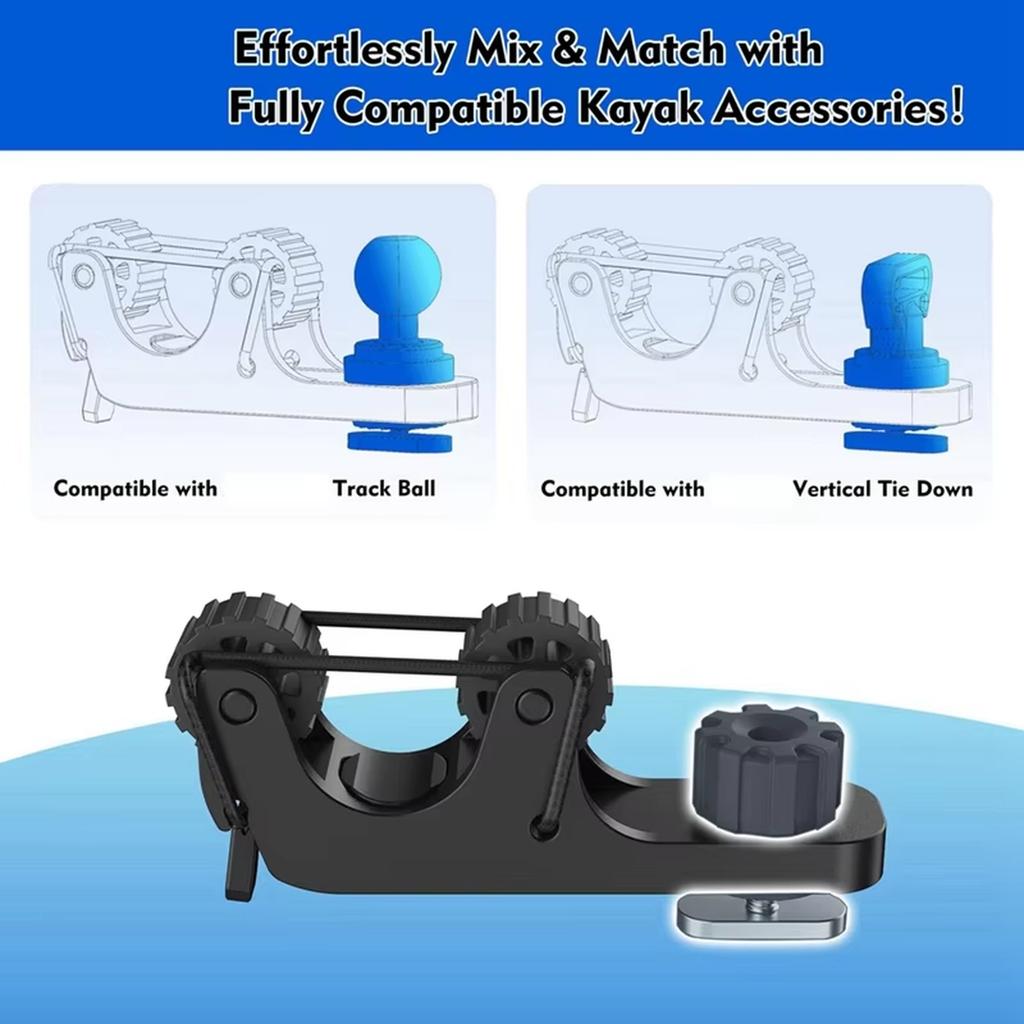 Удлиненный держатель весла для каяка Аксессуары для крепления на направляющую каяка Держатель весла для каяка для стандартных весел