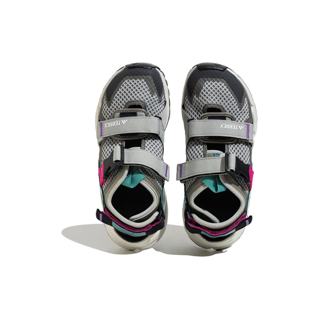 adidas Terrex Hydroterra Удобные Повседневные Дышащие Водоотталкивающие Ботинки Унисекс Серо-синие IF3104