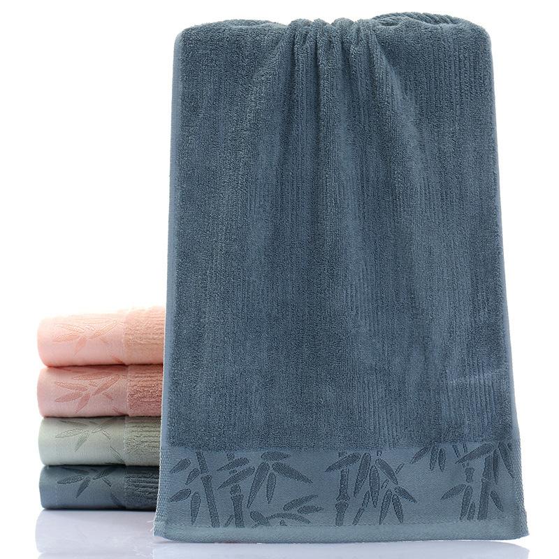 Bamboo Fiber Face Towel Household Bathing Towels Rectangle Good Absorption Soft Towels for Home Bathroom