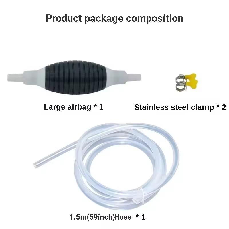 Universal Hand Gas Oil Pump Car Fuel Pump Manual Suction Pipe Water Fuel Syphon Pump Auto Engines Fuel Supply Water Fish Tank