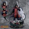 Anime Ninja Shippuden Uchiha Madara Circular Fan Battle Figure Statue Toy Gift