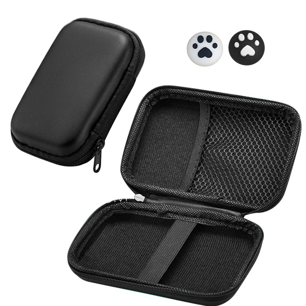 Твердый чехол EVA с защитой от царапин и 2 колпачками для джойстиков, водонепроницаемый для Miyoo Mini Plus/ANBERNIC RG35XX/R36S/R35S