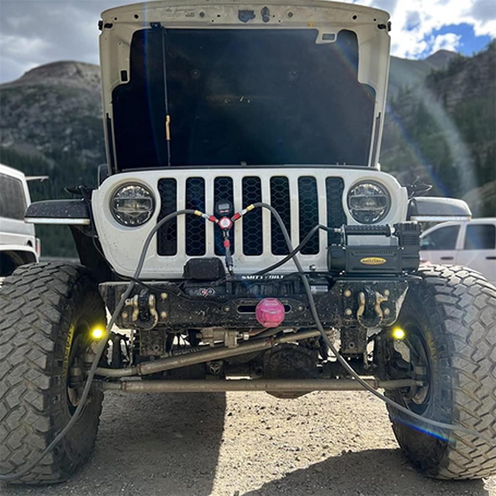 Manual Sway Bar Disconnect 1087 for Wrangler JK JKU Rubicon 2007-2017, Aluminum Quick Disconnect Kit Replace Electric Swaybar
