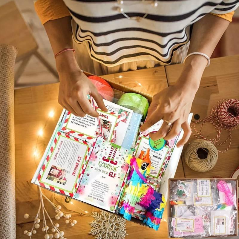 Delightful 2024elf Kit Featuring 24 Days Of Christmas Adorable Diy Decoration Pieces