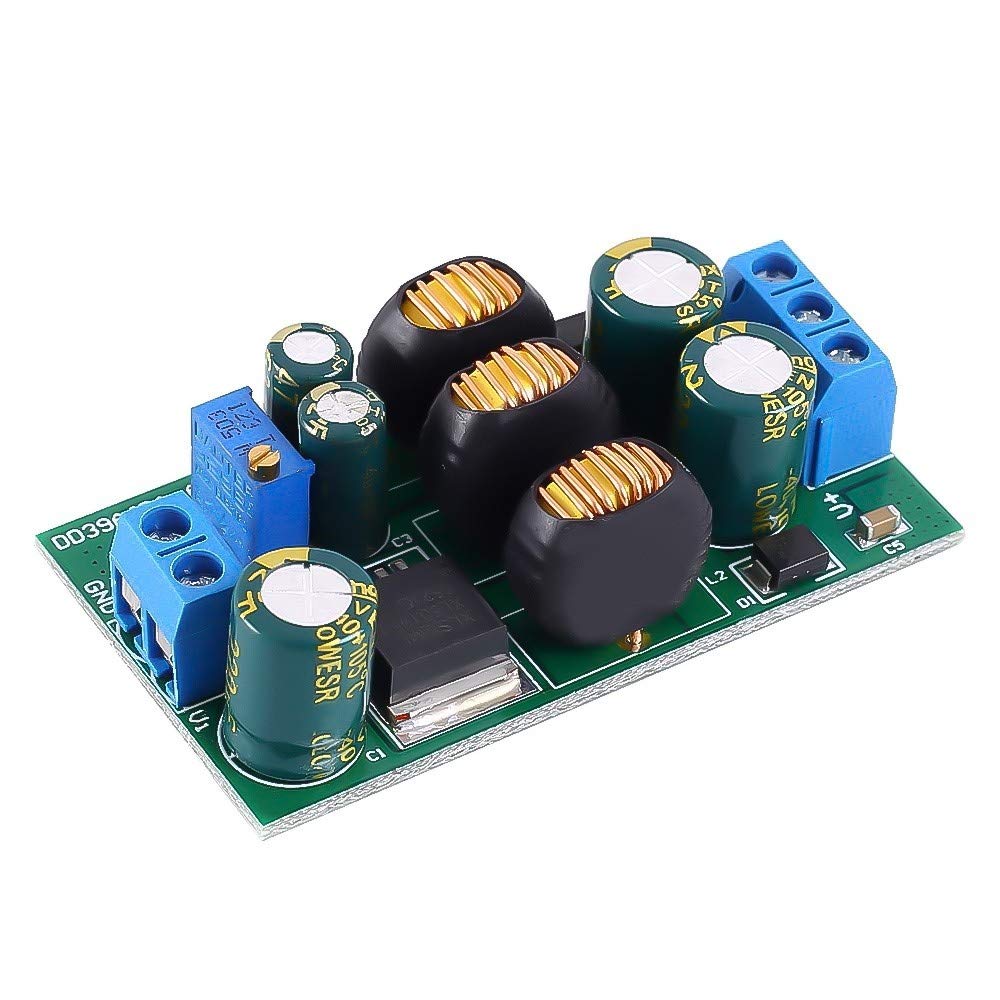 Boost Buck Voltage Converter, DC-DC 5V-24V to +/-3V-30V Step UP Down Power Supply Module Adjustable 20W Positive Negative Dual Output Voltage