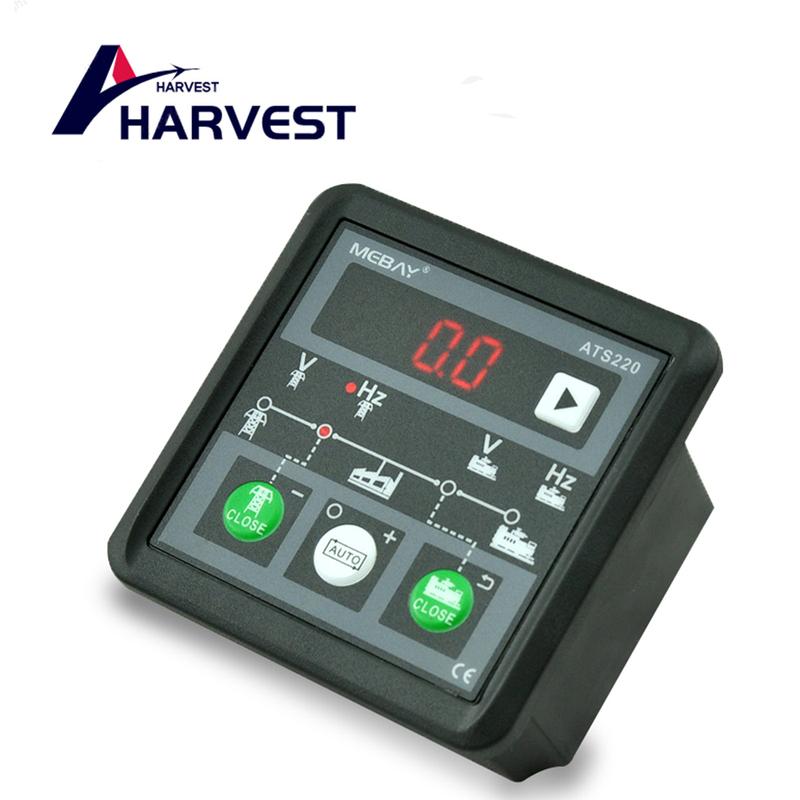 ATS220 M Genset ATS Switch Controller Auto Manual LED Display Generator Control switch Module Panel 8-36V