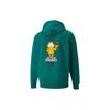 Puma Garfield Cartoon Print Hoodie Men Tops Lake-Green 534435-86