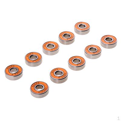 ABEC9 608RS Подшипники для колес роликовых коньков Скейтборд Лонгборд Упаковка 10 шт.