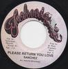 7inch Record SANCHEZ - Please Return Your Love NONE Techniques Jamaica Reggae, Ska & Dub Used