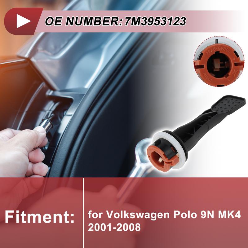 X Autohaux 1 шт. Разъем указателя поворота для Volkswagen Polo 9N MK4 01-08 № 7M3953123 Разъем лампы 2-контактный