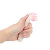Pink and White Small Pet Comb Silicone Pet Silicone Comb Rabbit Fur Brush  Pet Home