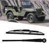 Car Windscreen Wiper Arm with Blade 01287358 7731000001 0390506510 Fit for Willis Jeep Tractor