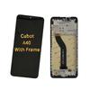 LCD Screen and Digitizer Full Assembly for Cubot A40 With Frame;Black; + Tools