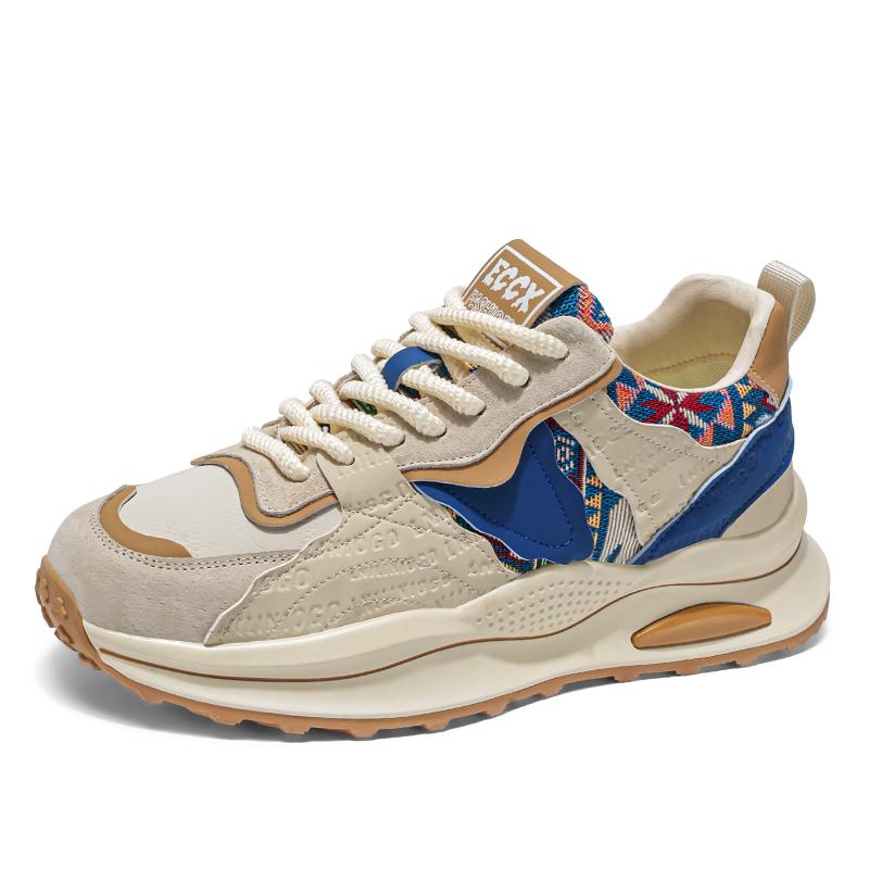 Men's Shoes Spring New Casual Versatile Comfortable Fashion Trend Niche Non-slip Wear-Resistant Retro Sneakers