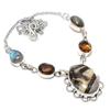 Septerian Stone, Labradorite 925 Sterling Silver Jewelry Necklace 18" f8P58