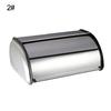 Home Hotel Steel Bread Kitchen Large Stainless Holder Storage Container Box Bin