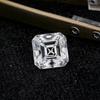 Cellacity White Short Square Aschi Mosanite 0.5 Cct-7.0 CT-D Color Laboratory Grown Diamond GRA Certificate