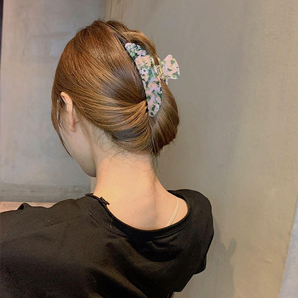 Hair Clip Girls Korean Style Headwear Female Hair Accessories Plastic Hair Claw Acetate Hair Clip