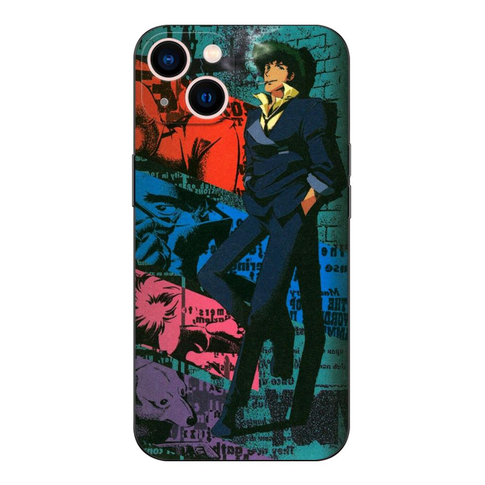 Black Tpu Case For Samsung Galaxy F23 M12 M22 M23 M32 4G M52 5G M30S M21 Space Cowboy Bebop
