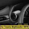 Для Toyota Highlander Kluger XU70 2020-2024 2024 приборная панель автомобиля дисплей измерительное кольцо спидометр датчик крышка отделка рамка аксессуары