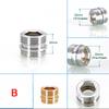 1~10Pcs 20/22/24mm  to 1/2" 3/4" Brass Faucet Aerator Adapter Connector Tap Fitting Connector  Male & Female  Fine/Coarse Tooth