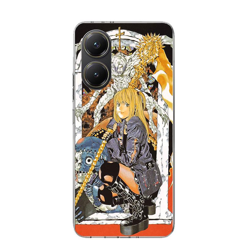 N-Note D-Death MisaMisa Phone Case For Xiaomi Poco F7 Ultra X7 X6 Pro X5 Redmi 15 15C 13 13C 12 12C 10 10A 10C 9 9A 9C 9T Shell