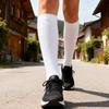 4 Pairs Women's Cotton Knee High Socks, Casual Solid Knit Knee Socks (black)