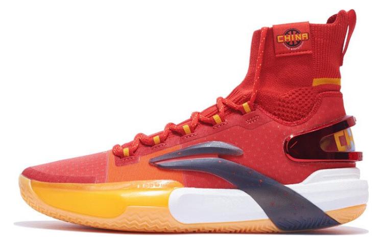 Li Ning Высокие баскетбольные кроссовки Speed 9 Ultra, Текстиль, Синтетическая кожа, Амортизация, Нескользящая подошва, Износостойкие, ABAT013-6