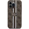 Guess 4G Printed Stripes Magsafe Case For Iphone 15 Pro Max - Brown