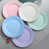 25cm Plates Dinnerware Wheat Straw Plates Unbreakable Lightweight Dinner Plates Reusable Plastic Set Set Dinner
