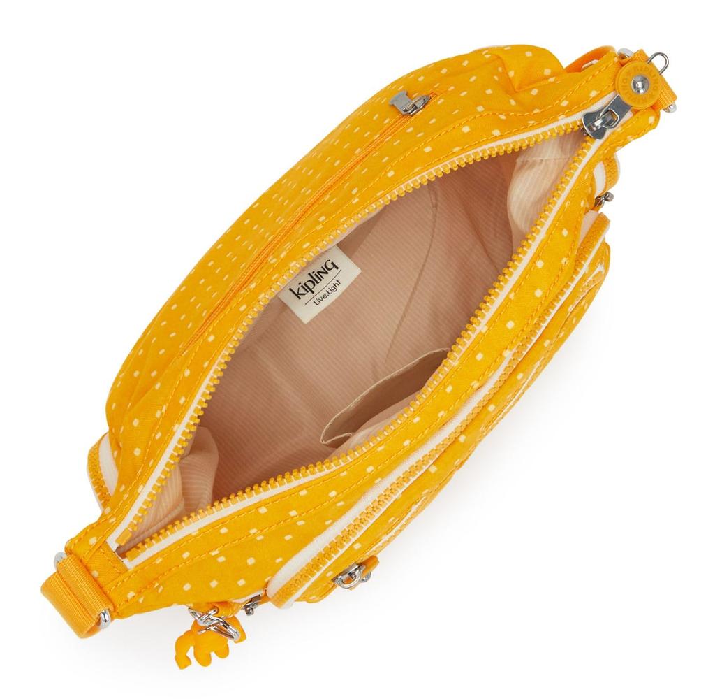 Kipling Official GABBIE S KI3759M67 Soft Dot Yellow Small Crossbody
