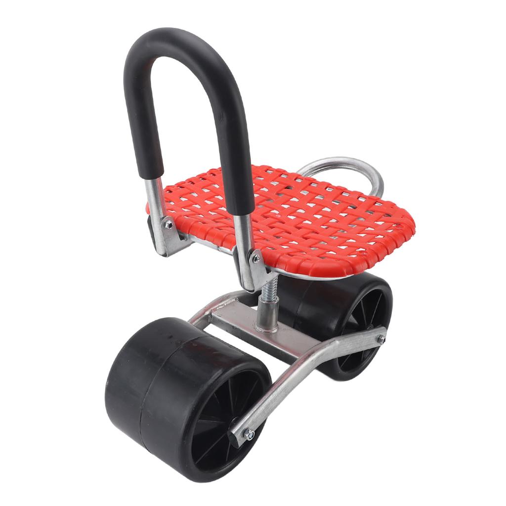 Садовое рабочее сиденье на колесиках. Экономия труда. Утюг. Удобная регулировка с 2 колесами. 