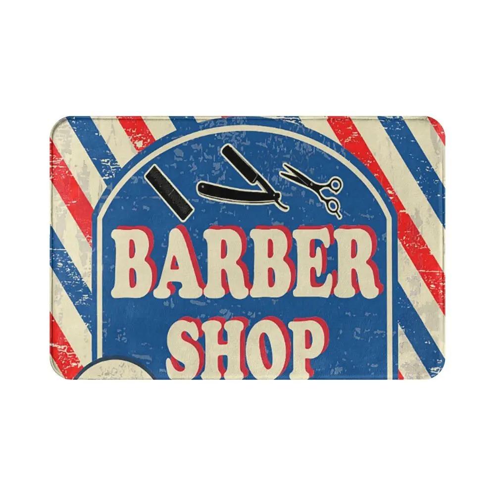 Коврик для парикмахерской Приветственный придверный коврик Балкон Крытый Коридор Веранда Вход Ковер для пола Моющийся Аксессуары для ванной кухни Коврик