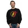 DC Comics Mens The Flash Running Emblem Sweatshirt