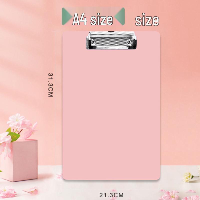 Папка-планшет А4 вертикальная: Пластиковый держатель для документов и блокнот для письма для студентов и офисных совещаний.
