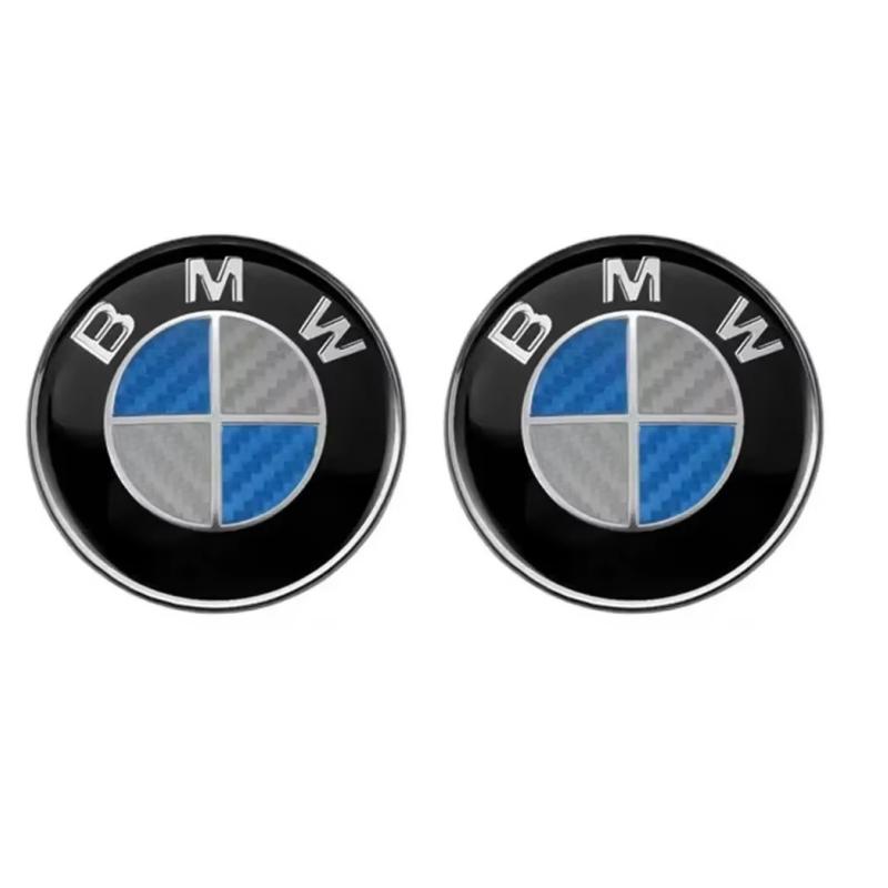 2pcs/set 82mm or 74mm for BMW X1 X3x30f34f36 car hood badge ABS badge accessories for car trunk.2 stuck feet