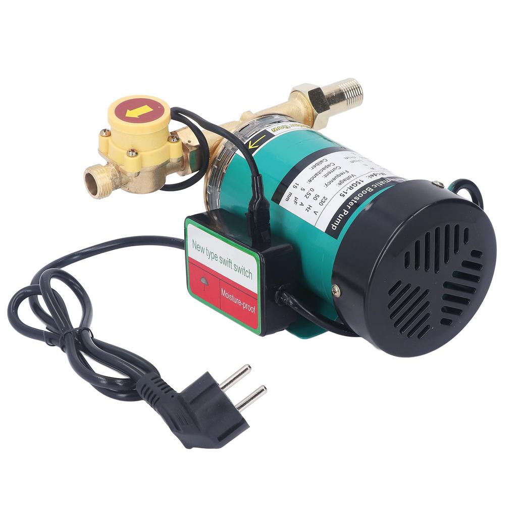 Automatic Booster Pump 120W 25L/min 15m Discharge Water Pressure Booster Pump EU Plug 230VAC