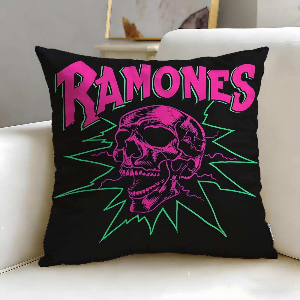 Классическая группа Ramones Наволочка Мягкая и Легко стирающаяся – Универсальная для Дивана, Кровати, Путешествий и Офиса