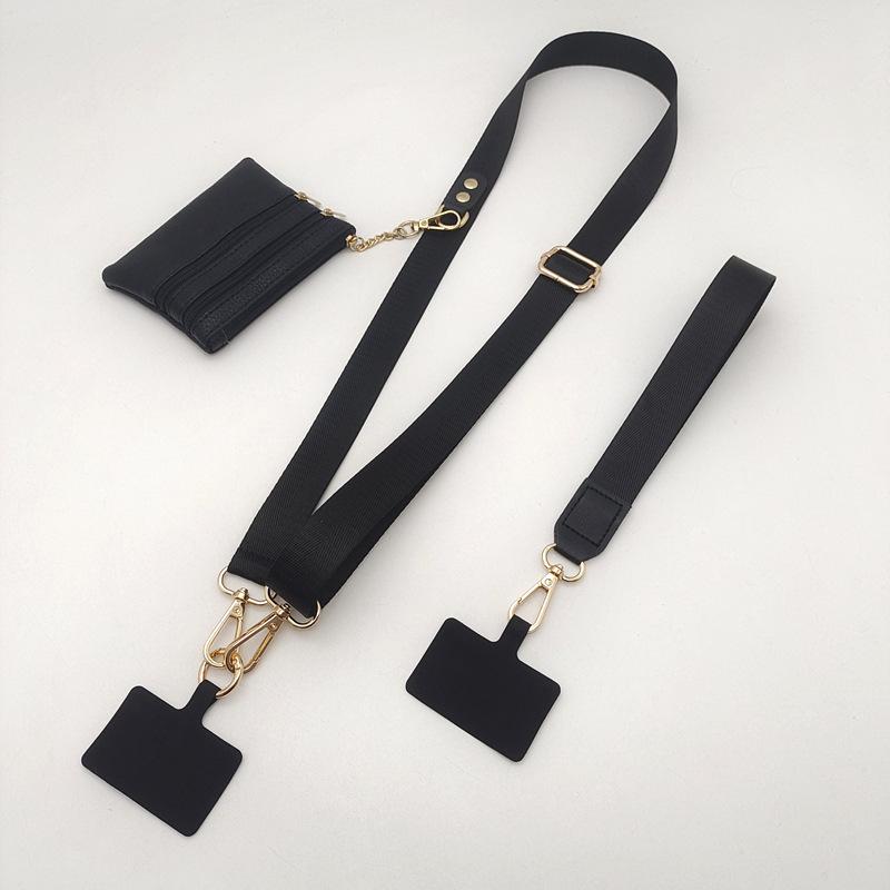 New Creative Mobile Phone Lanyard Strap Nylon for Hanging Small Bags Color Crossbody Hand Strap Universal Bag Diagonal Strap