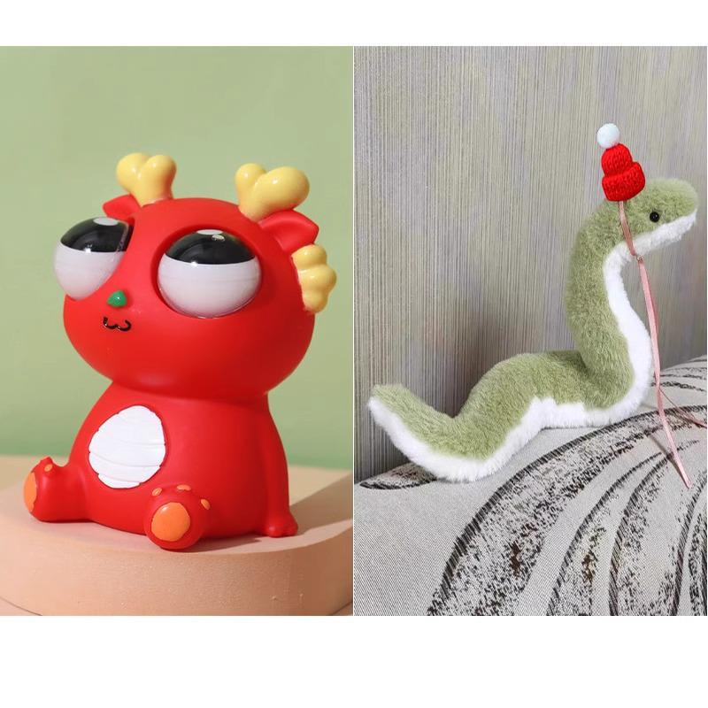 Игрушка-антистресс Dao Le Ge Pop-Eye Dragon - Снятие стресса, сжимайте и щипайте для креативных детских розыгрышей