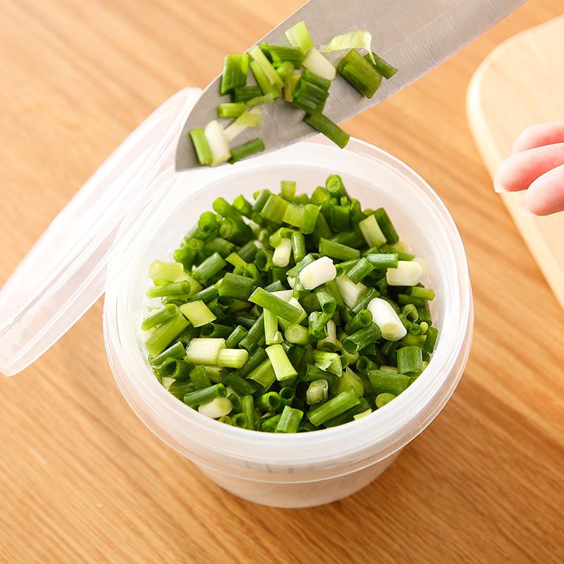 Зеленый лук, хрустящая посуда для кухни, ящик для хранения имбиря и чеснока, пластиковый контейнер, холодильник, уплотнитель для слива фруктов, органайзер, коробка