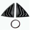 Для Toyota Corolla 2007 2008 2009 2010-2013 ABS Пластик Заднее Окно Четверть Жалюзи Накладка Боковой Вентиляционный Отвод Автомобильные Клейкие Аксессуары