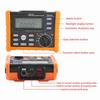 PEAKMETER MS2302 Digital Earth Resistance Tester 0  4K Ohm 100 Groups Data Logging