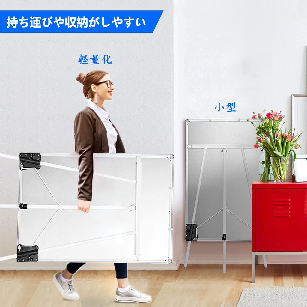 Штатив для белой доски Putenahoto, мольберт, магнитная адсорбционная доска, складная, регулируемая по высоте, подходит для офисного обучения, домашнего использования. Может использоваться