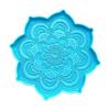 Crystal Agate Coaster Mold Mandala Flower Mug Pad Resin Casting Silicone Mold Jewelry Decorative Making Epoxy Mould