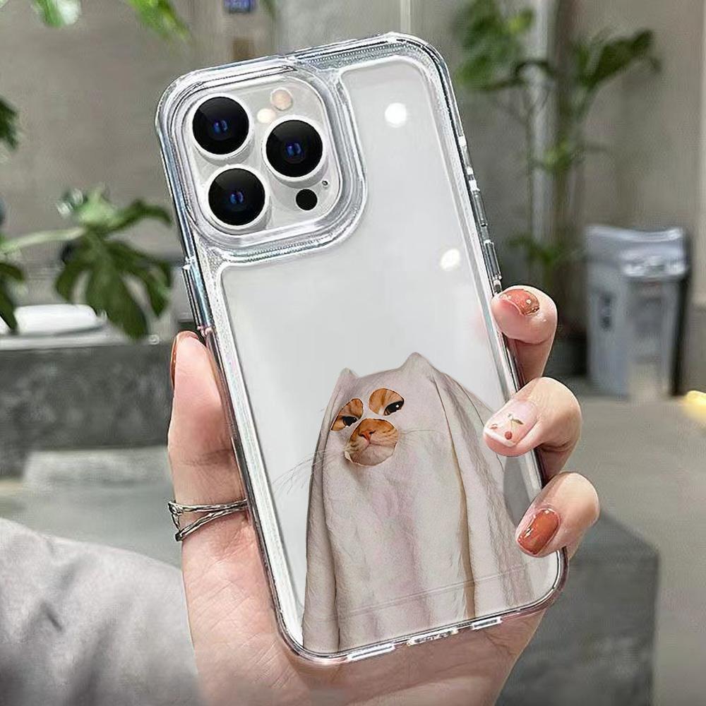 Cute Cartoon Cat Phone Case For Samsung Galaxy S26 S25 S24 S22 S23 Ultra Plus Shockproof Cover S22+ S23+ S24+ S25+ Shell Fundas
