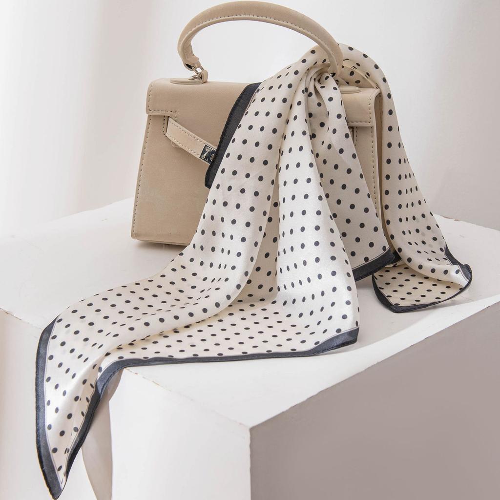 Silk Scarf Square Scarf High-end Strap 100% Mulberry F Student Fashion Sunscreen Shawl Dual-purpose