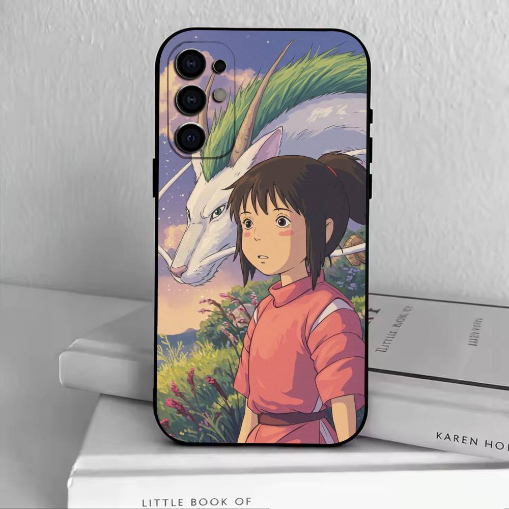 C-Chi hiro Phone Case Black Silicone Soft For Samsung S25,S24,S21,S22,S23,S30,Ultra,S20,Plus,Fe,Lite