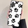 Dogs Are Girls Best Friends Dog Paw Case For Samsung Galaxy A23 A33 A13 A21s A71 A31 A51 A53 A32 A52 A72 A22 Black Soft Cover