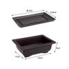 Durable Bonsai Training Pots with Tray - Ideal for Home and Garden